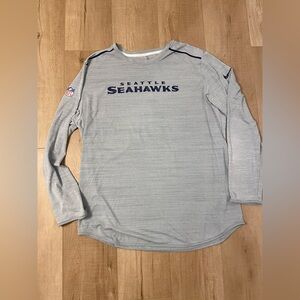 Nike Gray Seattle Seahawks Long Sleeve Shirt
